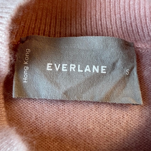 Everlane 100% Cashmere Mock Neck Feather Light Sweater - Picture 8 of 9